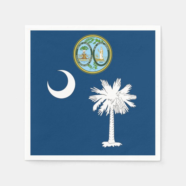 South Carolina flag Napkins (Front)