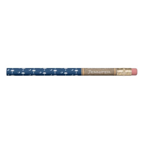 South Carolina Flag Pencil  Carolina USA  Name