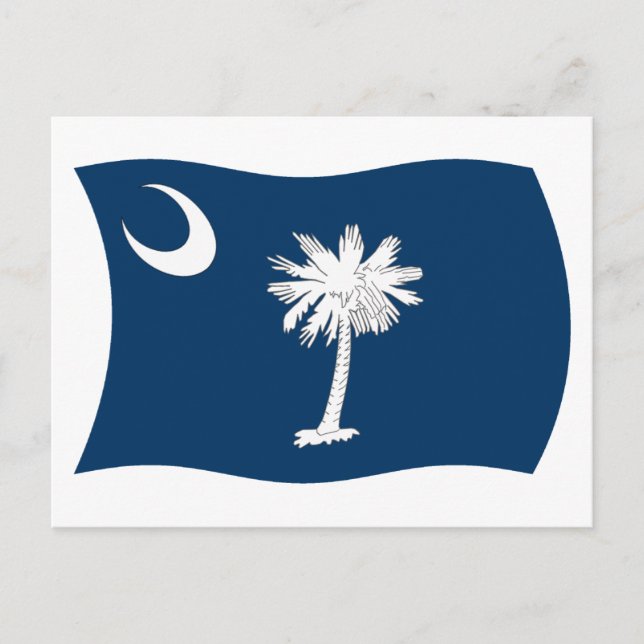 South Carolina Flag Postcard (Front)