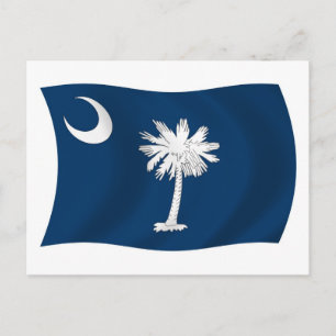 South Carolina Flag Postcard