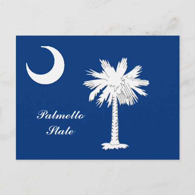 South Carolina Flag Postcard (Front)