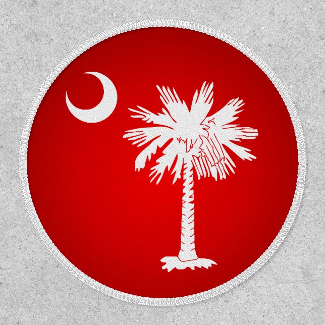 South Carolina Flag (red) Patch (Front)