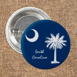 South Carolina Flag & S Carolina State USA /sports Button<br><div class="desc">Buttons: South Carolina Flag & South Carolina State (USA) - love my country,  travel,  holiday,  national patriots / sports fans</div>
