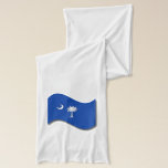 SOUTH CAROLINA FLAG SCARF<br><div class="desc">A design of the state flag of South Carolina.</div>
