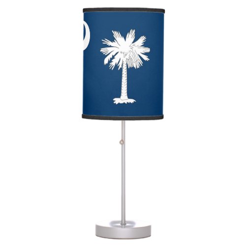South Carolina Flag Table Lamp