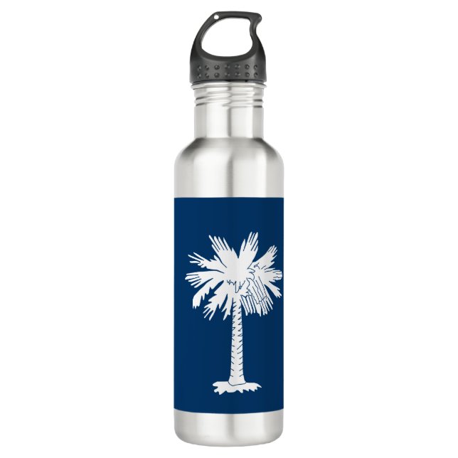 South Carolina Flag Water Bottle (Front)
