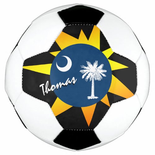 South Carolina Football  Carolina Flag  BANG Soccer Ball