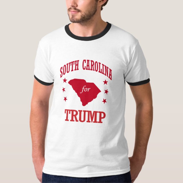 SOUTH CAROLINA FOR DONALD TRUMP T-Shirt (Front)