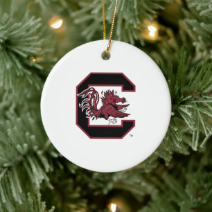 South Carolina Gamecock Pride Ceramic Ornament