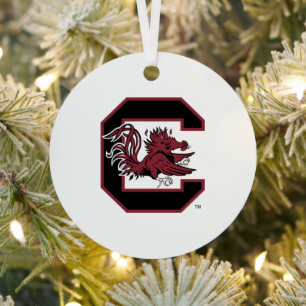 South Carolina Gamecock Pride Metal Ornament