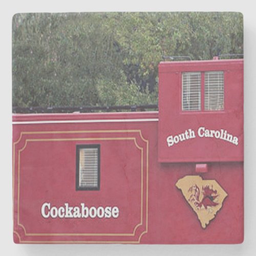 South Carolina Gamecocks Cockaboose Coaster Stone Coaster