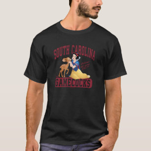 South Carolina Gamecocks Snow White Dark Gray T-Shirt