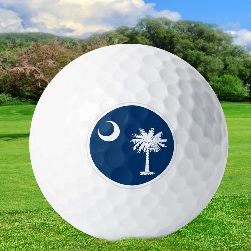 South Carolina Golf Balls state Flag  Patriots Golf Balls