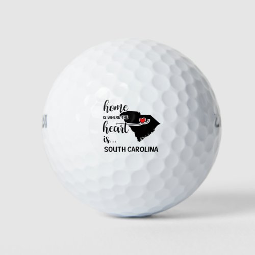 South Carolina home is where the heart is Golf Balls
