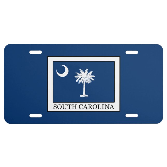 South Carolina License Plate (Front)