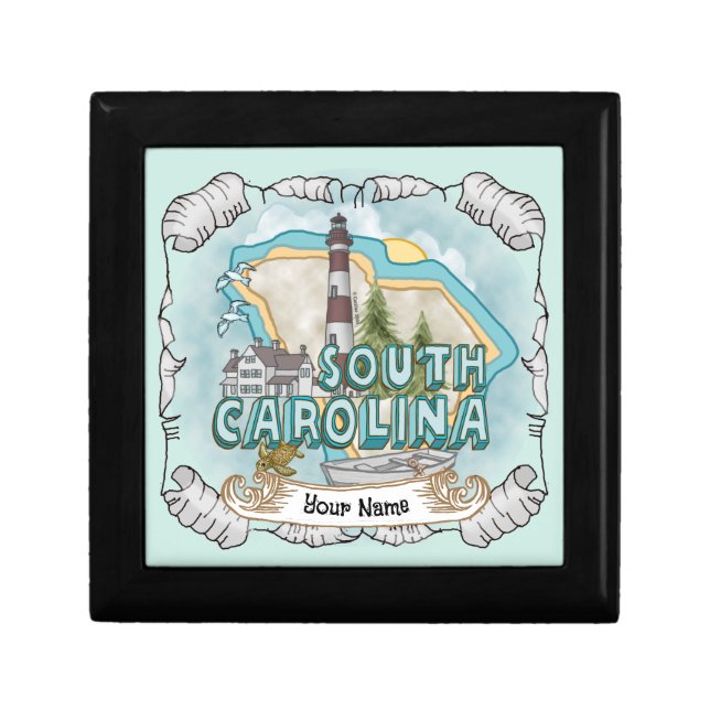 South Carolina Lighthouse Gift Box (Front)