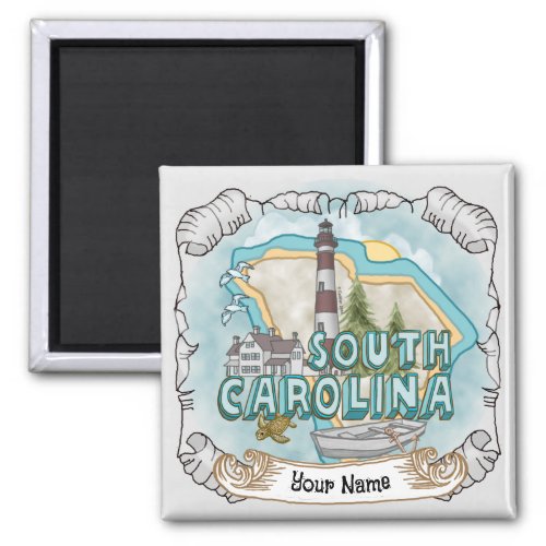 South Carolina Lighthouse  Magnet