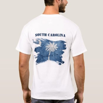 South Carolina Lowcountry Livin Gender Neutral  T-shirt by Sozo4all at Zazzle
