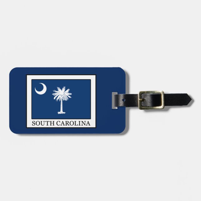 South Carolina Luggage Tag (Front Horizontal)