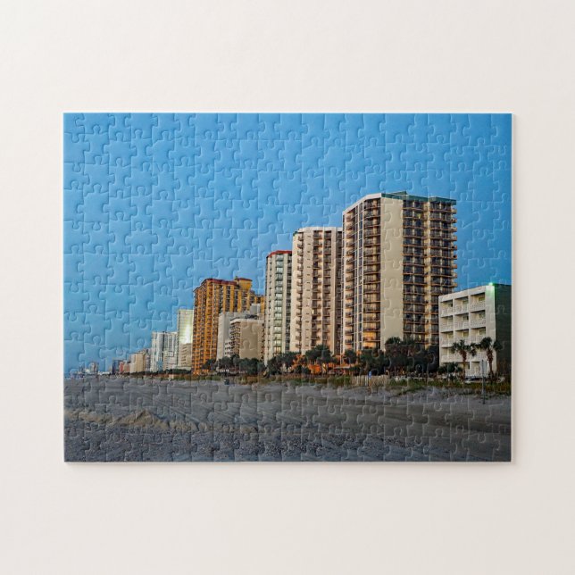 South Carolina Myrtle Beach Hotels Photo Jigsaw Puzzle (Horizontal)