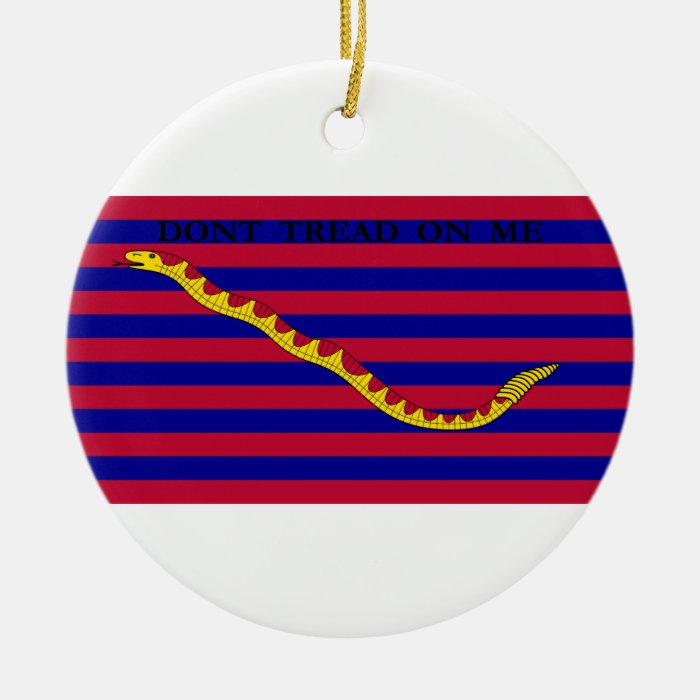 South Carolina Naval Flag during Revolutionary War Christmas Tree Ornament