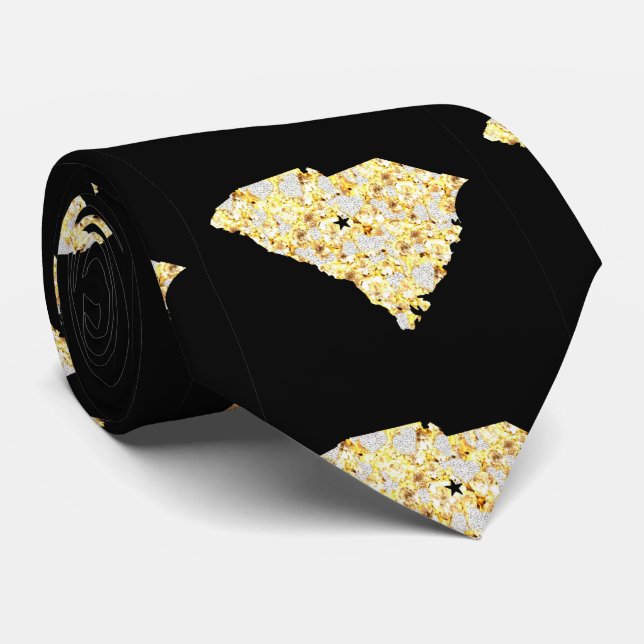 SOUTH CAROLINA NECK TIE (Rolled)