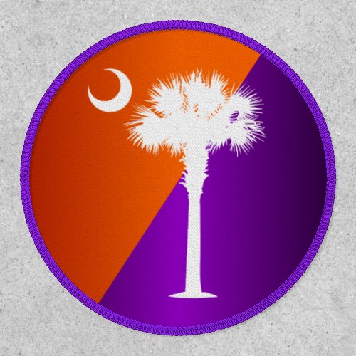 South Carolina Orange  Purple Patch