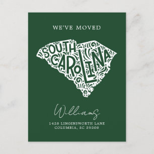 SOUTH CAROLINA Our Address Change Postcard