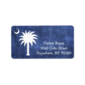 South Carolina Palmetto Denim Wash Labels
