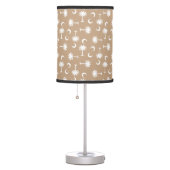 South Carolina Palmetto Moon Flag Khaki Table Lamp (Right)