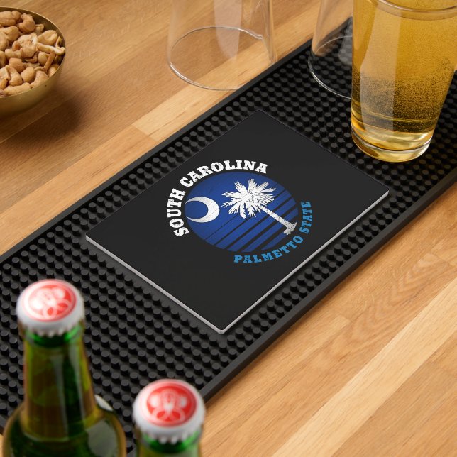 SOUTH CAROLINA PALMETTO STATE FLAG BAR MAT  (Insitu (Bar 2))