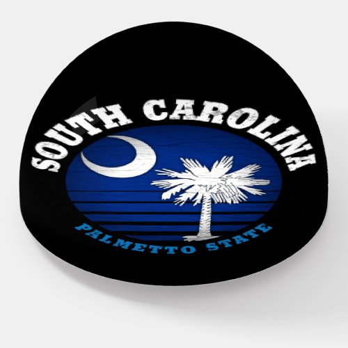 SOUTH CAROLINA PALMETTO STATE FLAG KEY RING PAPERWEIGHT