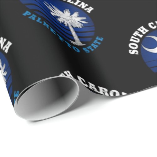 SOUTH CAROLINA PALMETTO STATE FLAG WRAPPING PAPER