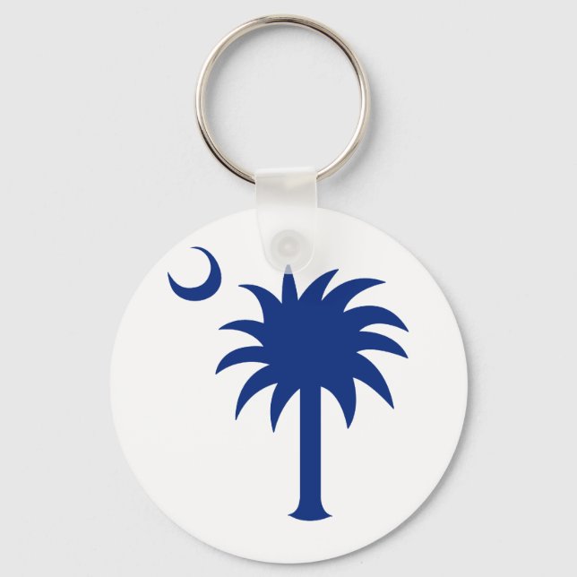 South Carolina Palmetto Tree Keychain (Front)