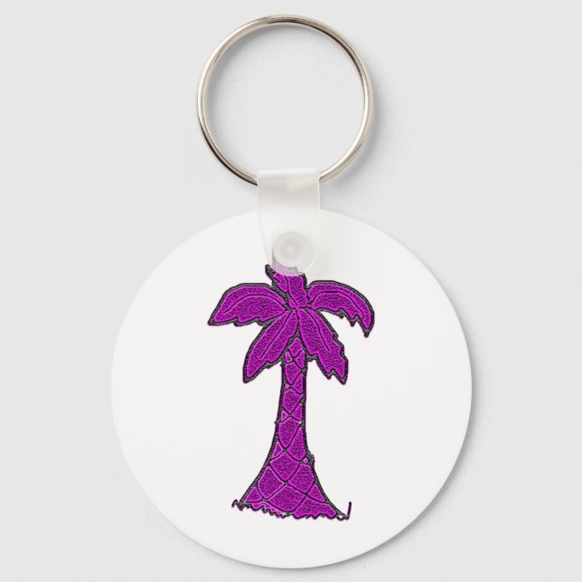 south carolina palmetto tree keychain (Front)