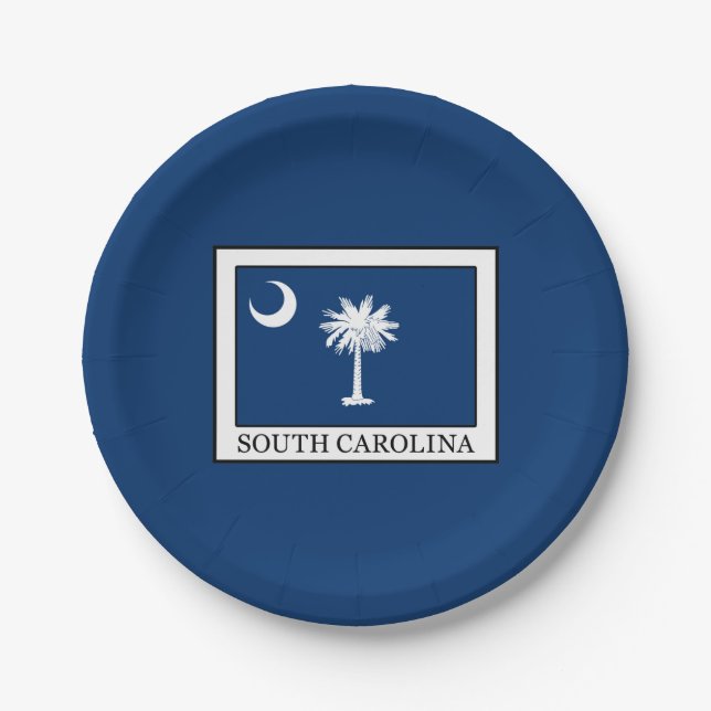 South Carolina Paper Plates (Front)