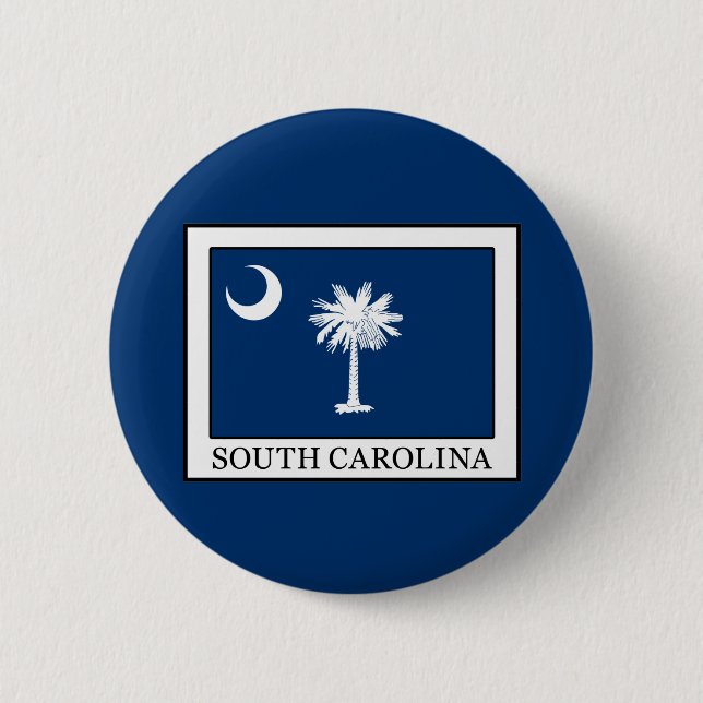 South Carolina Pinback Button (Front)