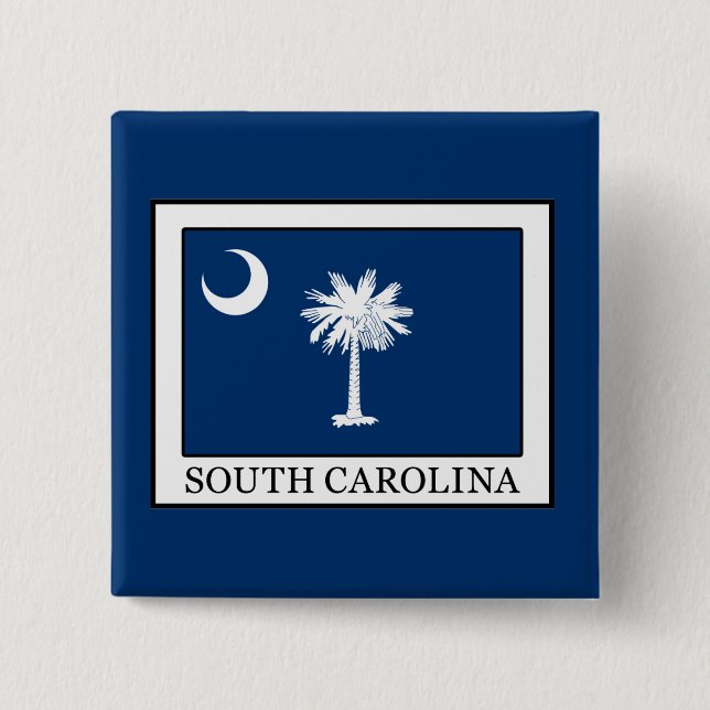 South Carolina Pinback Button (Front)