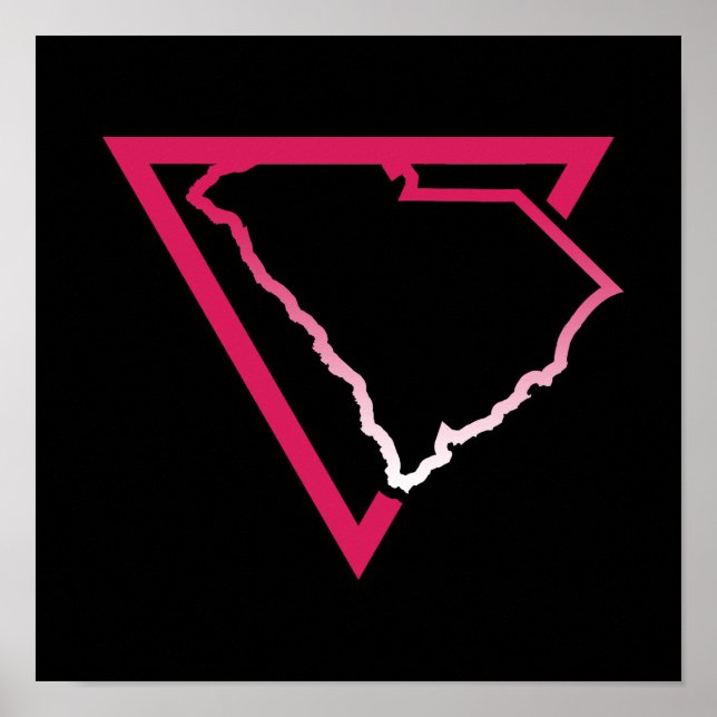 south carolina pink triangle poster (Front)