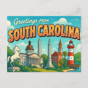 SOUTH CAROLINA Postcard