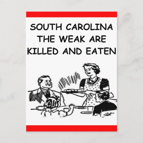south carolina postcard