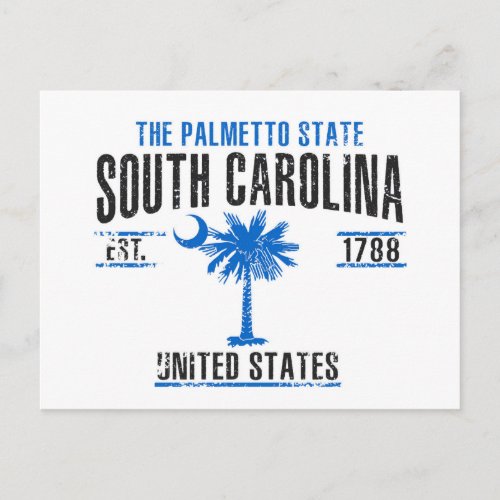 South Carolina Postcard