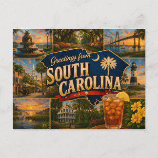 South Carolina Postcard