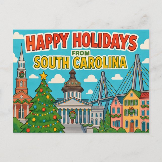 SOUTH CAROLINA Postcard (Front)