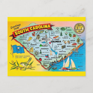 South Carolina Postcard