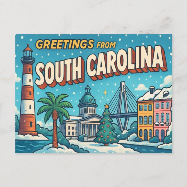 SOUTH CAROLINA Postcard (Front)