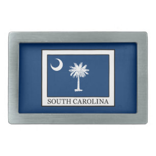 South Carolina Rectangular Belt Buckle