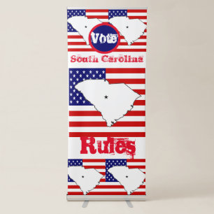SOUTH CAROLINA  RETRACTABLE BANNER