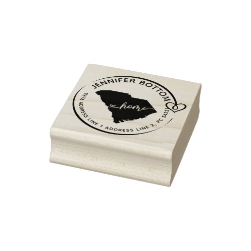 South Carolina return address Rubber Stamp