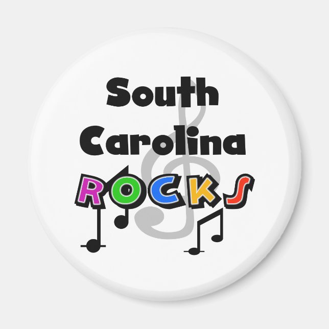 South Carolina Rocks Magnet (Front)